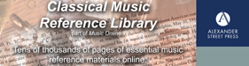 Classical Music Reference Library